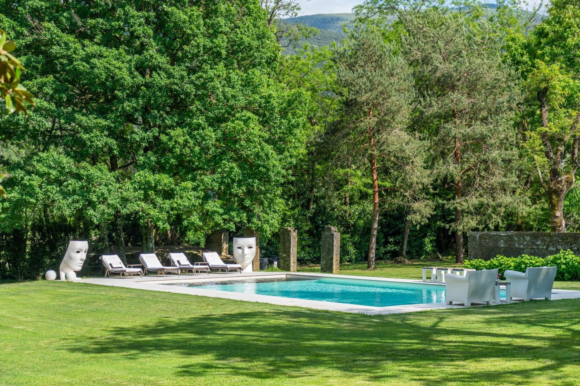 Villa Vittoria - Lusso Con Piscina, Tennis, Jacuzzi E Palestra Lucca Buitenkant foto