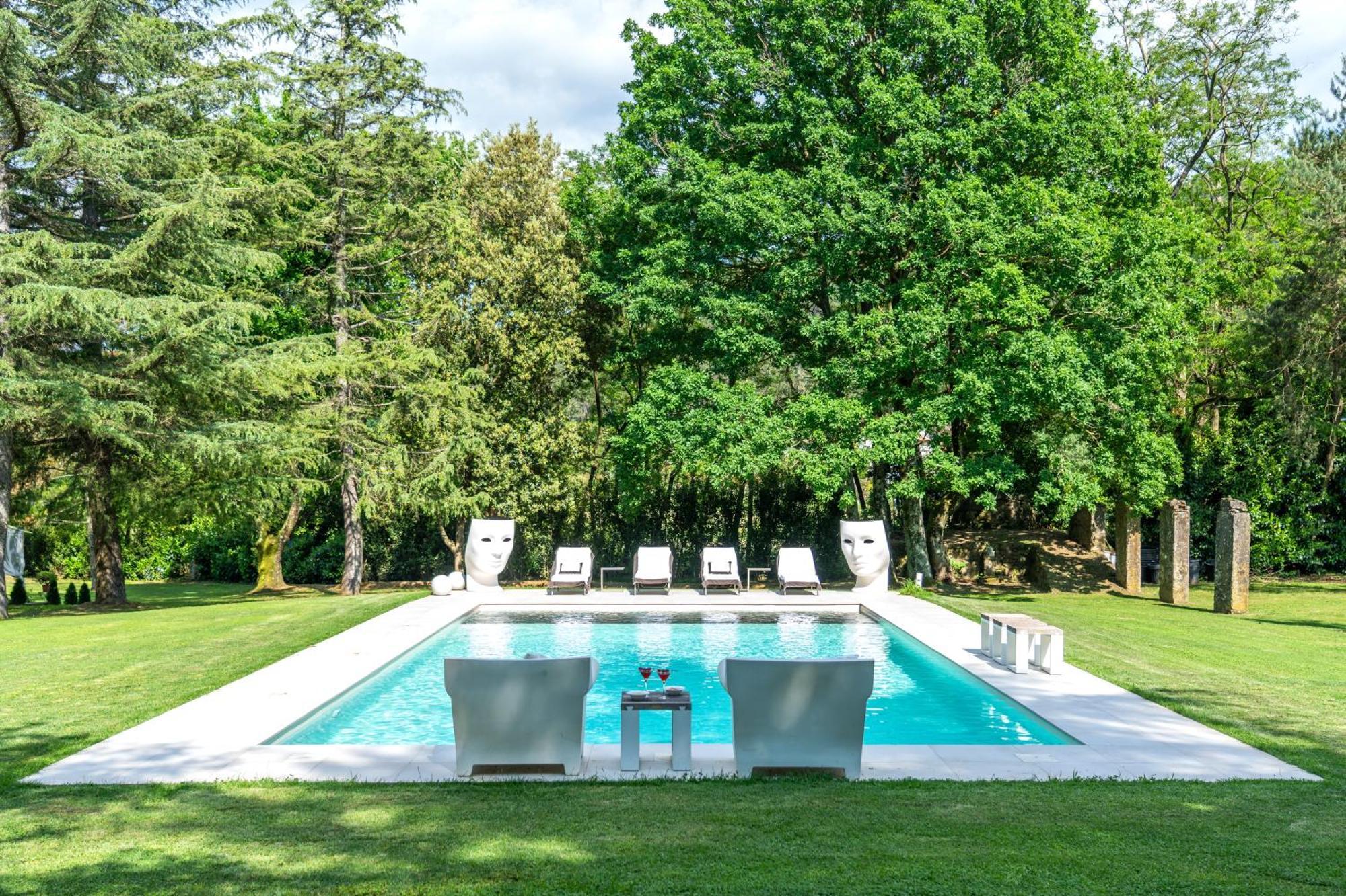 Villa Vittoria - Lusso Con Piscina, Tennis, Jacuzzi E Palestra Lucca Buitenkant foto